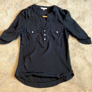 Black blouse by 41 Hawthorne in size extra small